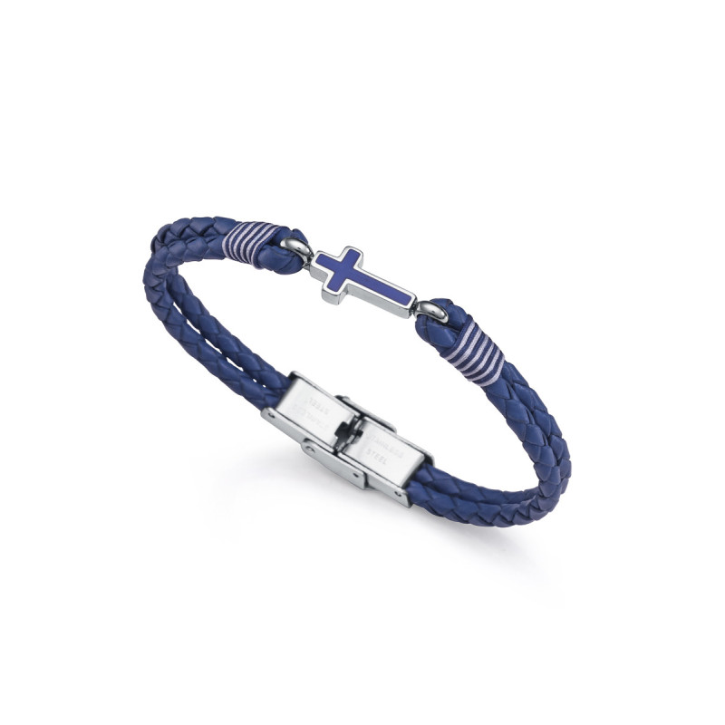 Pulsera Niño Viceroy Fashion 1488P01013 Acero Cuero Cruz M - 000730204