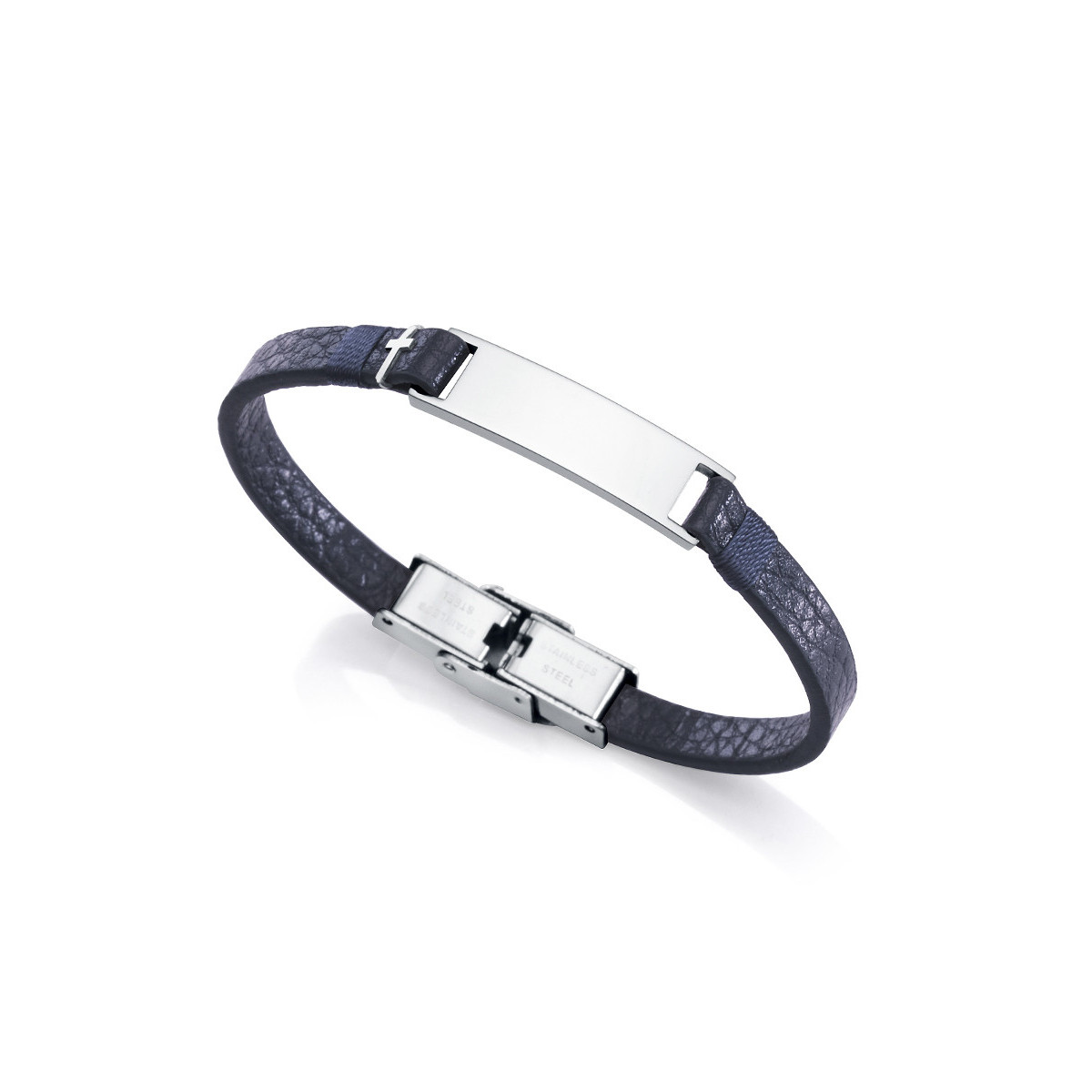 Pulsera Niño Viceroy Fashion 1490P01013 Acero Cuero Chapa Personalizable M - 000730216