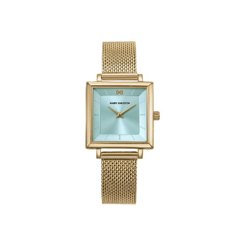 Reloj Mujer Mark Maddox Cuadrado Acero Malla Milanesa 26 mm - MM1027-67
