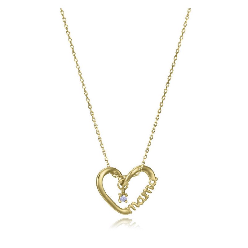 Collar Mujer Viceroy Jewels 13247C100-30 Plata Dorada Corazón Mamá - 000750271