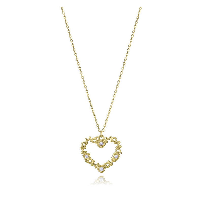 Collar Mujer Viceroy Jewels 13248C100-30 Plata Dorada corazón Mamá - 000750272