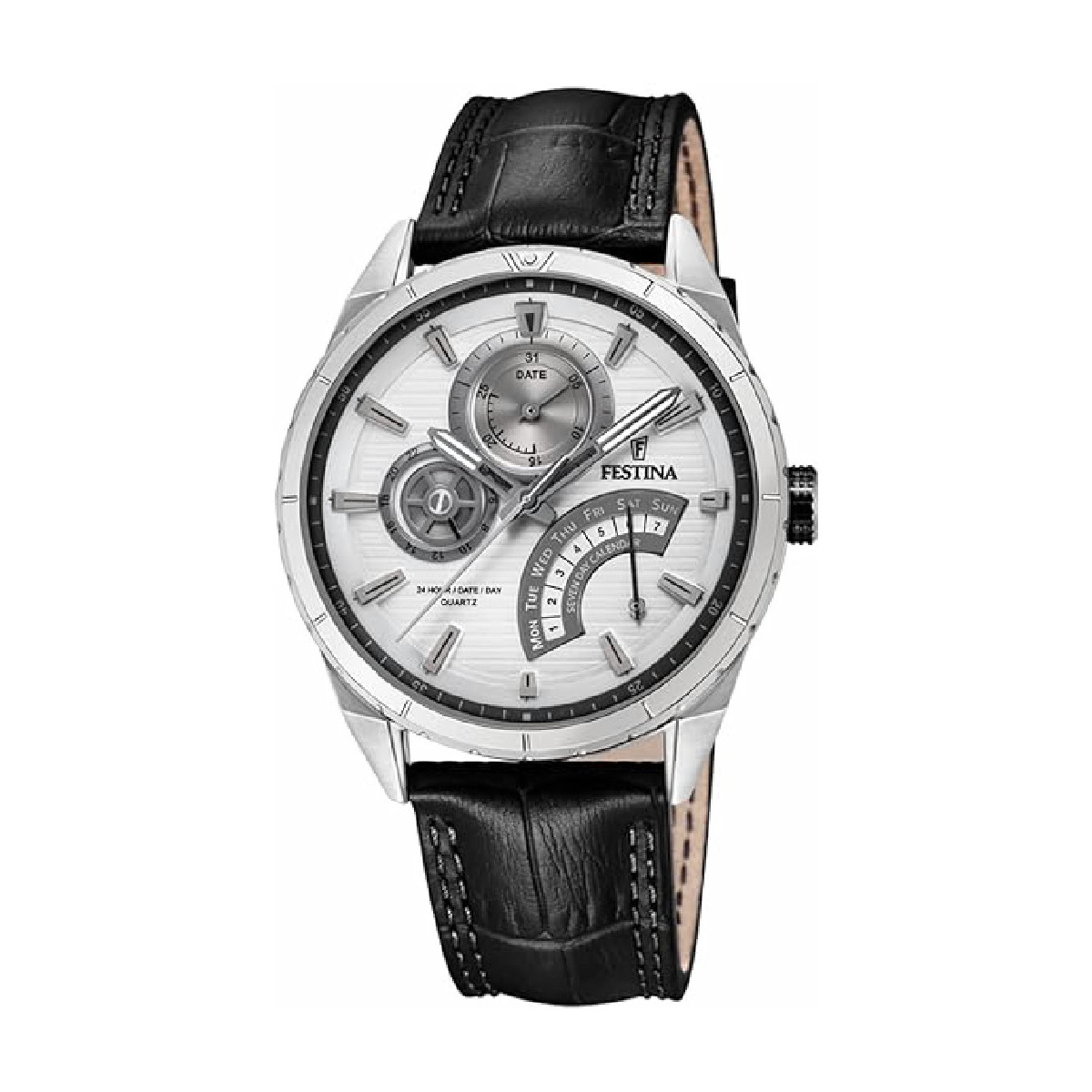 Reloj Hombre Festina Multifunción Acero Correa 41 mm - F16986/1