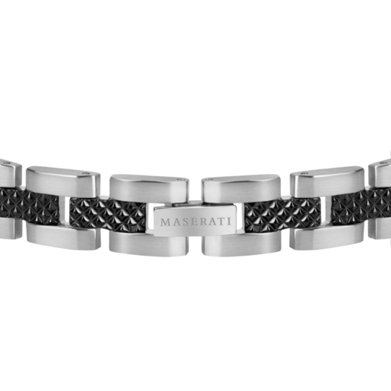 Pulsera Hombre Maserati Joyas JM419ASC01 Acero Fibra Carbono Negro - 000340069