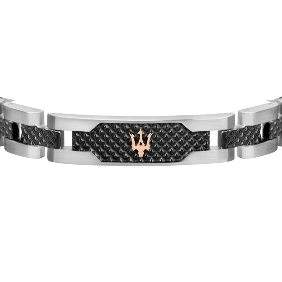 Pulsera Hombre Maserati Joyas JM419ASC01 Acero Fibra Carbono Negro - 000340069