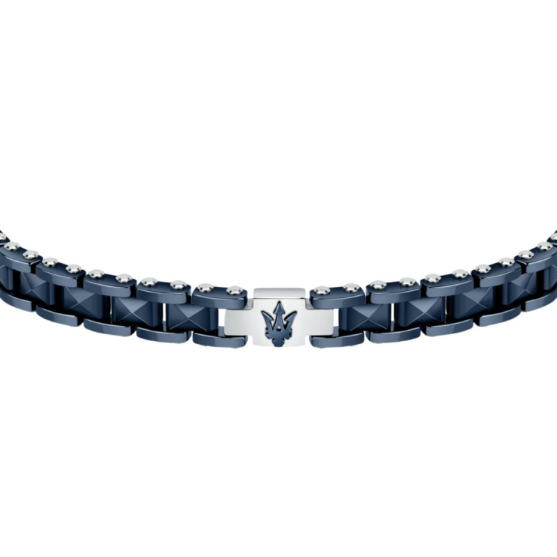 Pulsera Hombre Maserati Joyas JM422ATZ14 Acero Cerámica Azul - 000340071
