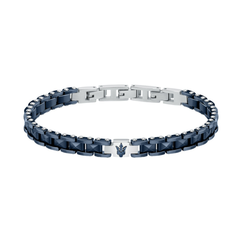Pulsera Hombre Maserati Joyas JM422ATZ14 Acero Cerámica Azul - 000340071