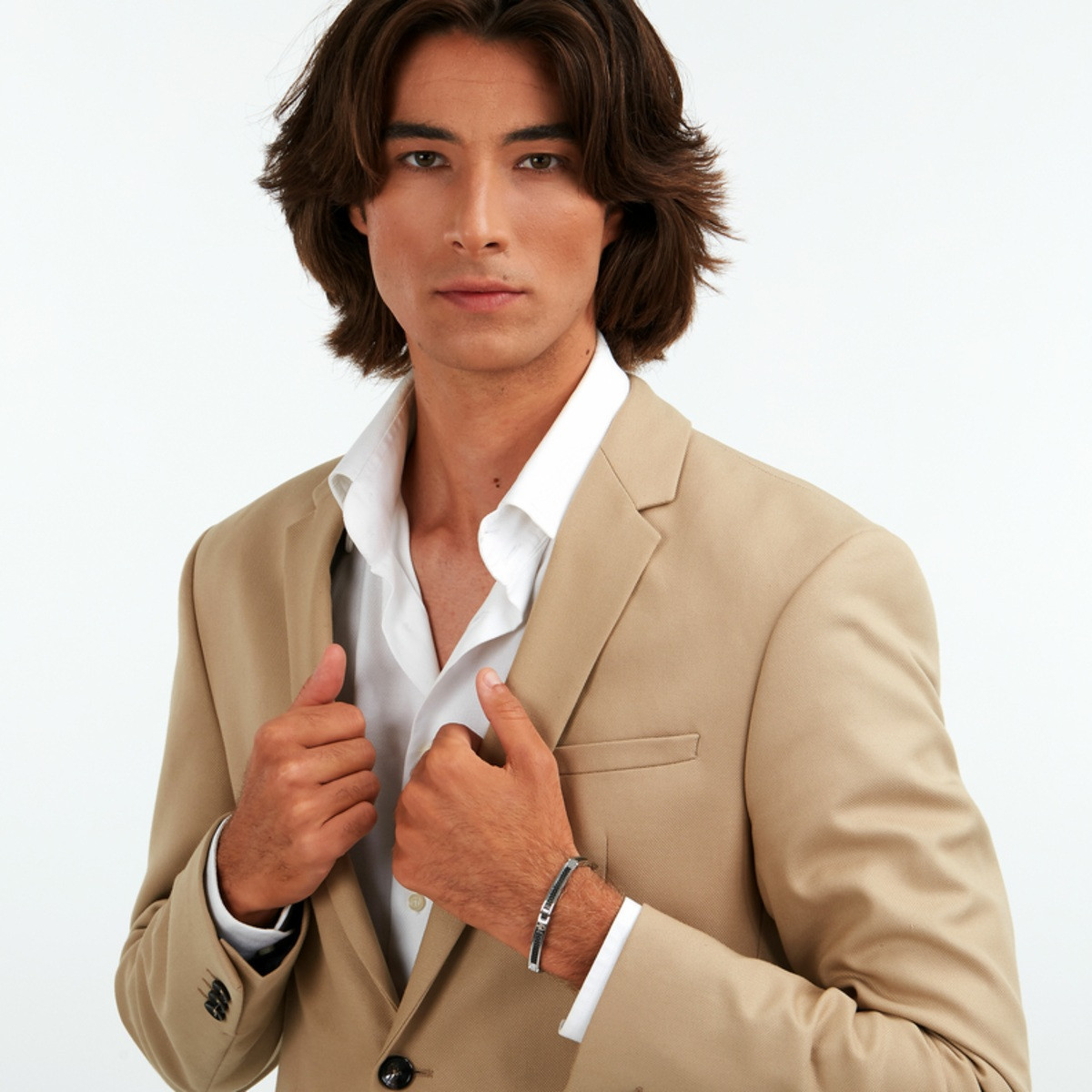 Pulsera Hombre Maserati Joyas JM423AVD24 Acero Fibra de Carbono - 000340076