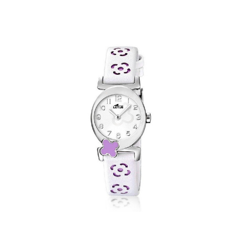 Reloj Niña Lotus Comunión Acero Correa Flor Morada 22 mm - 15949/3