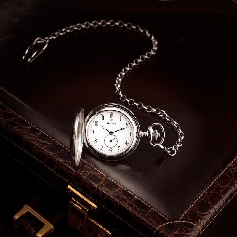 Reloj Hombre Bolsillo Festina Acero Tam 47,5 mm - F2026/1