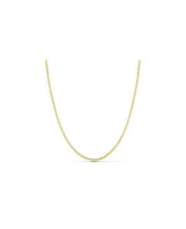 Cadena Mujer Oro 18 ktes Barbada Ligera Grosor 1 mm Medida 40 cm - 000022755
