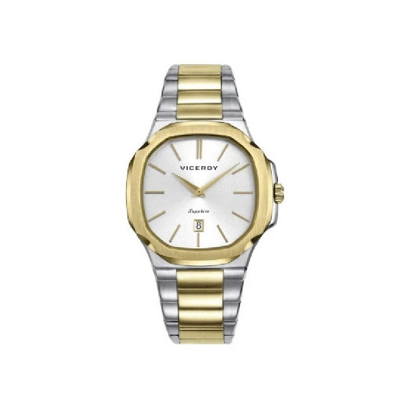 Reloj Hombre Viceroy Cuarzo Acero Bicolor Brazalete 41 mm - 45111-87
