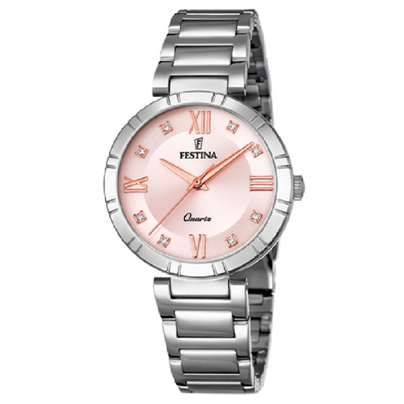 Reloj Mujer Festina Acero Esfera Rosa 33 mm - F16936/C