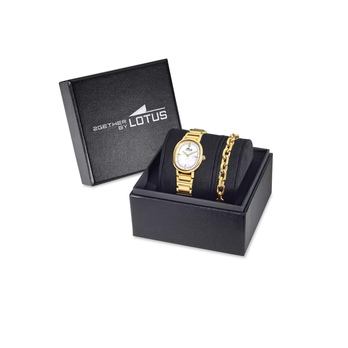 Reloj Mujer Lotus Pack Pulsera Mujer Acero Dorado Tam 26 mm - 19013/1