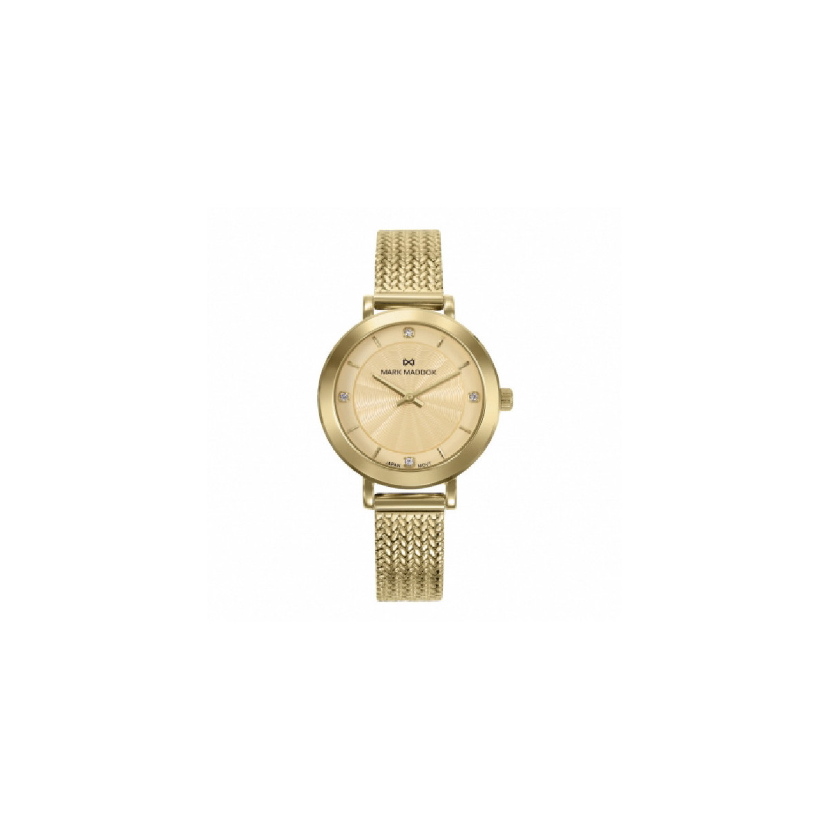 Reloj Mujer Mark Maddox Acero Dorado Esfera Champán 30 mm - MM1034-27