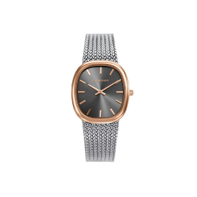 Reloj Mujer Viceroy Cuarzo Acero Malla Milanesa Bicolor Tam 31 mm - 401312-17