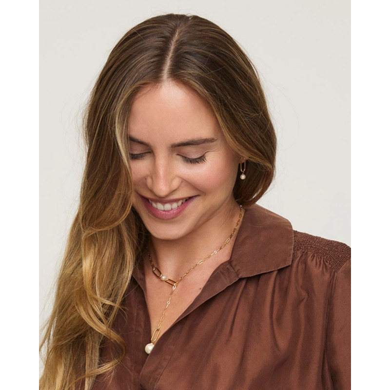 Collar Mujer Majorica 18152.01.1.N50.530.1 Plata Dorada 50 cm - 000450747