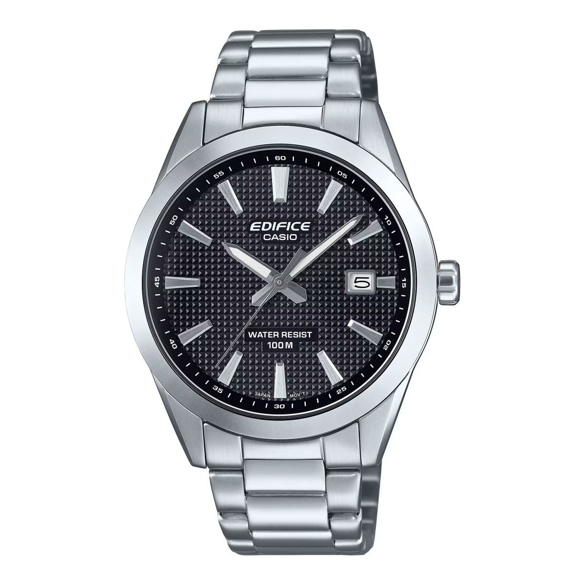 Reloj Hombre Casio Original EFV-160D-1AVEF Cuarzo Acero Esfera Negra Tam 40 mm - 000360145