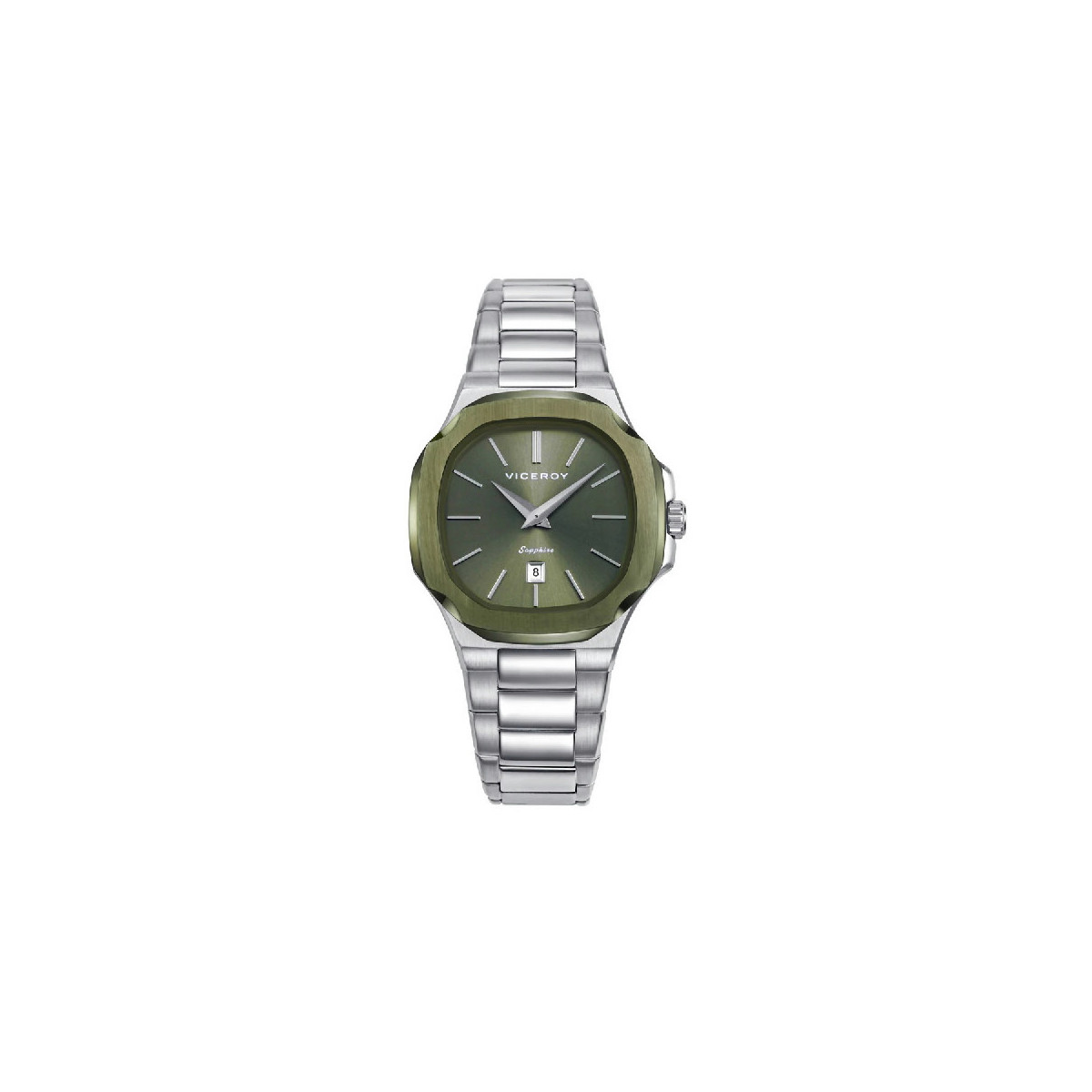 Reloj Viceroy Laura Escanes mujer acero esfera y bisel verde 31 mm ref 45110-67