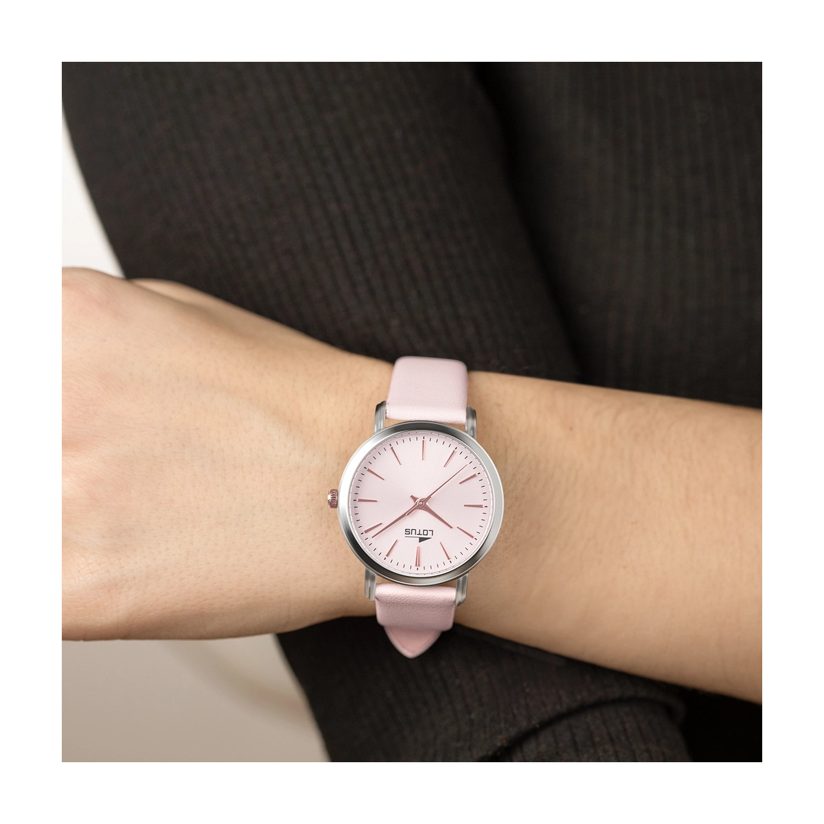Reloj Mujer Lotus Acero Correa Esfera Rosa 33 mm - 18738/2