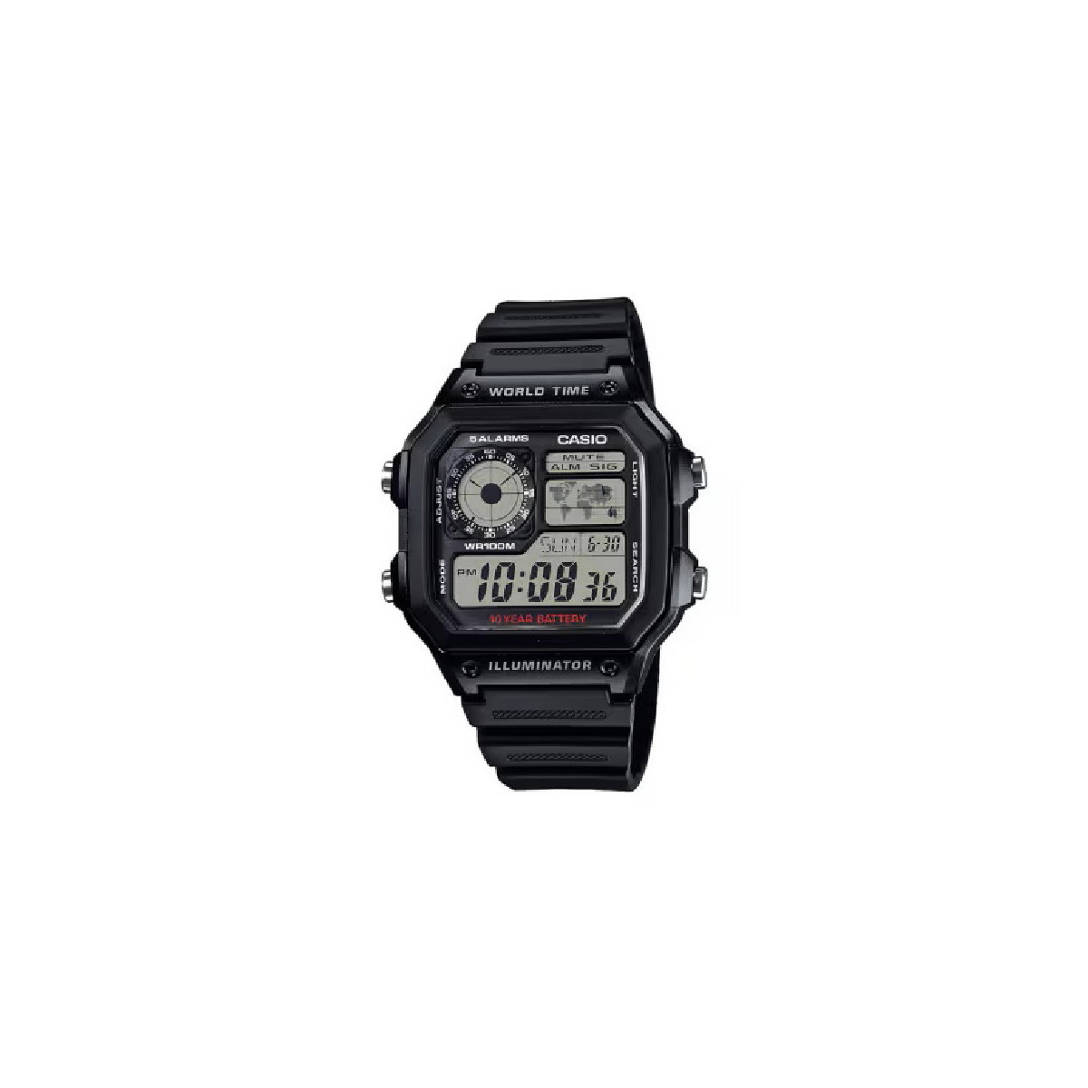Reloj Hombre Casio AE-1200WH-1AVEF Digital Resina 39 mm - 000360144