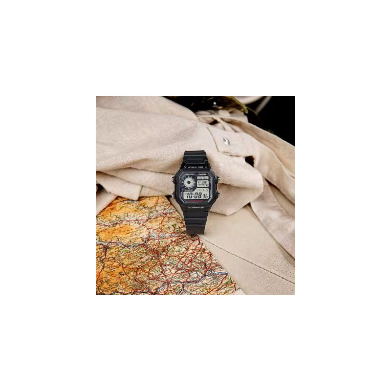 Reloj Hombre Casio AE-1200WH-1AVEF Digital Resina 39 mm - 000360144