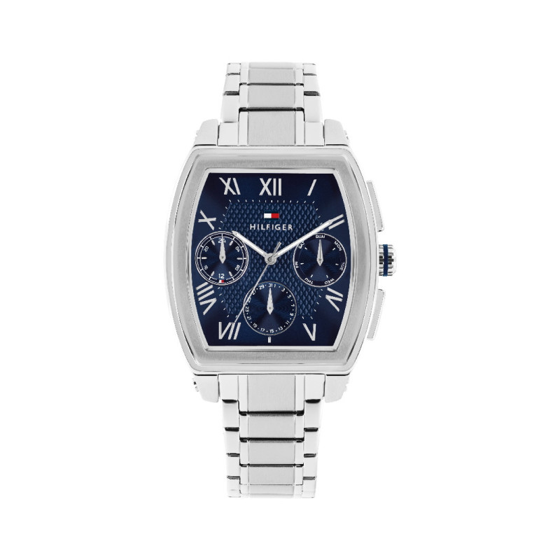 Reloj Hombre Tommy Hilfiger Acero Crono Esfera Azul Tonel 35 mm - 1710763