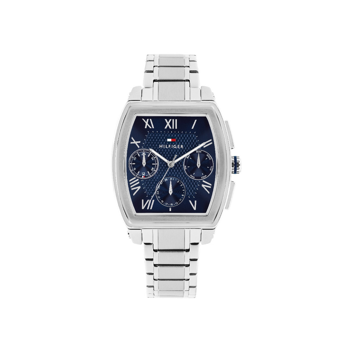 Reloj Hombre Tommy Hilfiger Acero Crono Esfera Azul Tonel 35 mm - 1710763