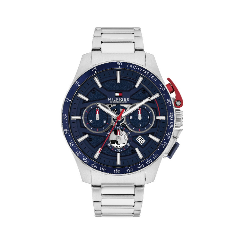 Reloj Hombre Tommy Hilfiger Crono Acero Esfera Azul 43 mm - 1792261