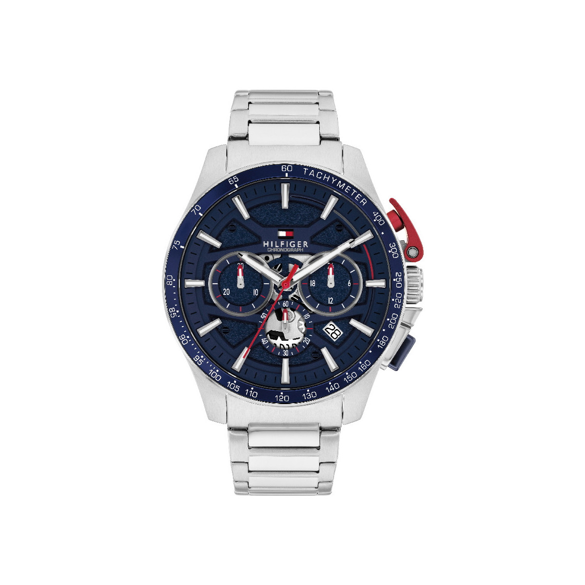 Reloj Hombre Tommy Hilfiger Crono Acero Esfera Azul 43 mm - 1792261