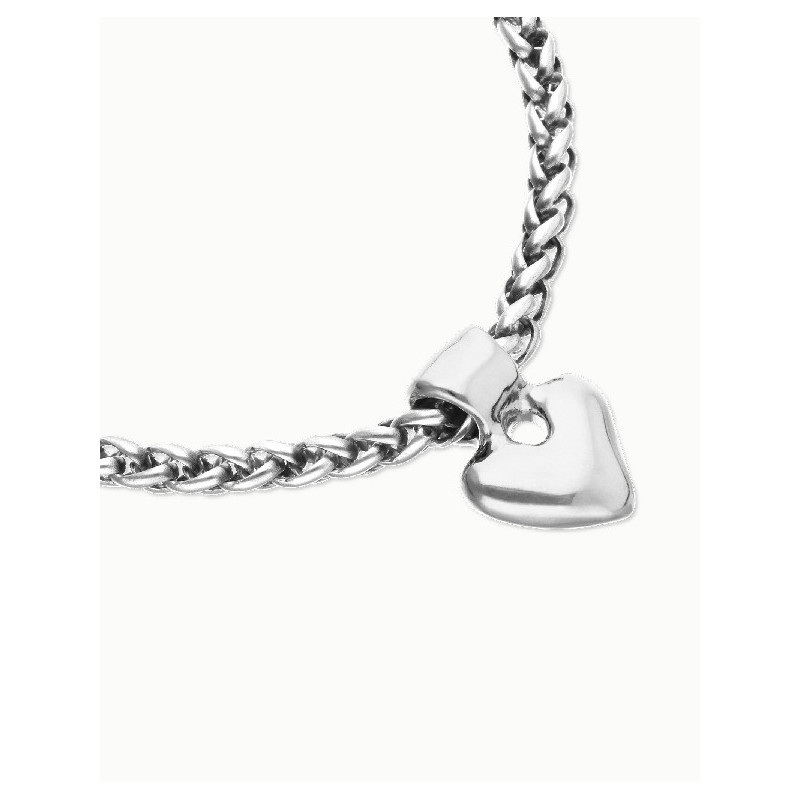 Pulsera Mujer Uno de 50 PUL2642MTL0000M Chapado Plata Corazón - 000500250