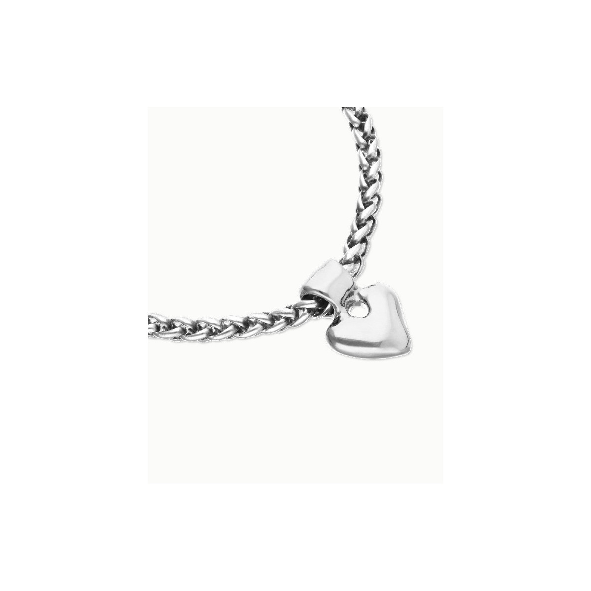Pulsera Mujer Uno de 50 PUL2642MTL0000M Chapado Plata Corazón - 000500250