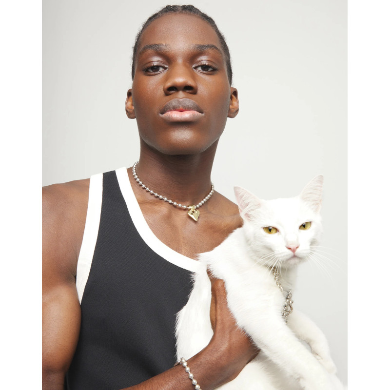 Collar Mujer Uno de 50 COL2067MTL0000U Chapado Plata Bolas Corazón - 000500262