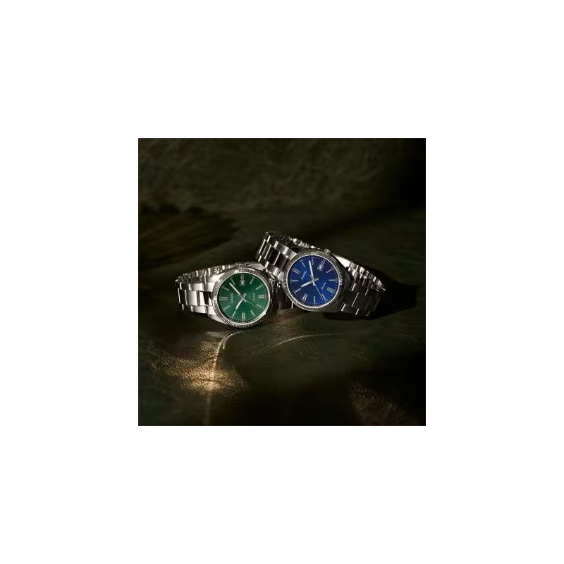 Reloj Hombre Casio MTP-1302PD-3AVEF Ionizado Cuarzo Acero Esfera Verde 38 mm - 000360003