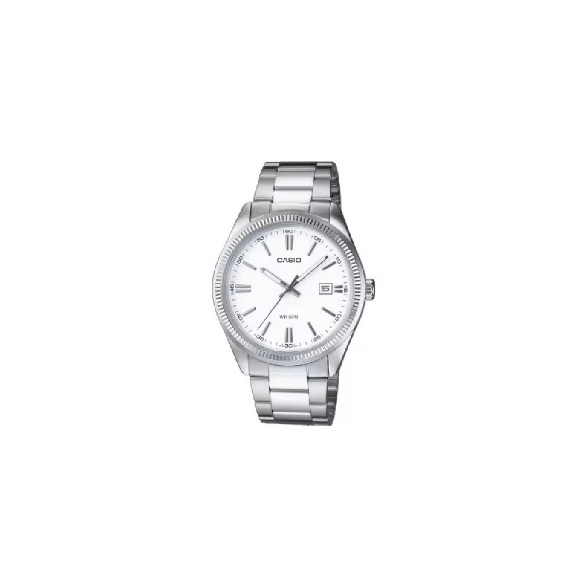 Reloj Hombre Casio MTP-1302PD-7A1VE Ionizado Cuarzo Esfera Blanca 38 mm - 000360004