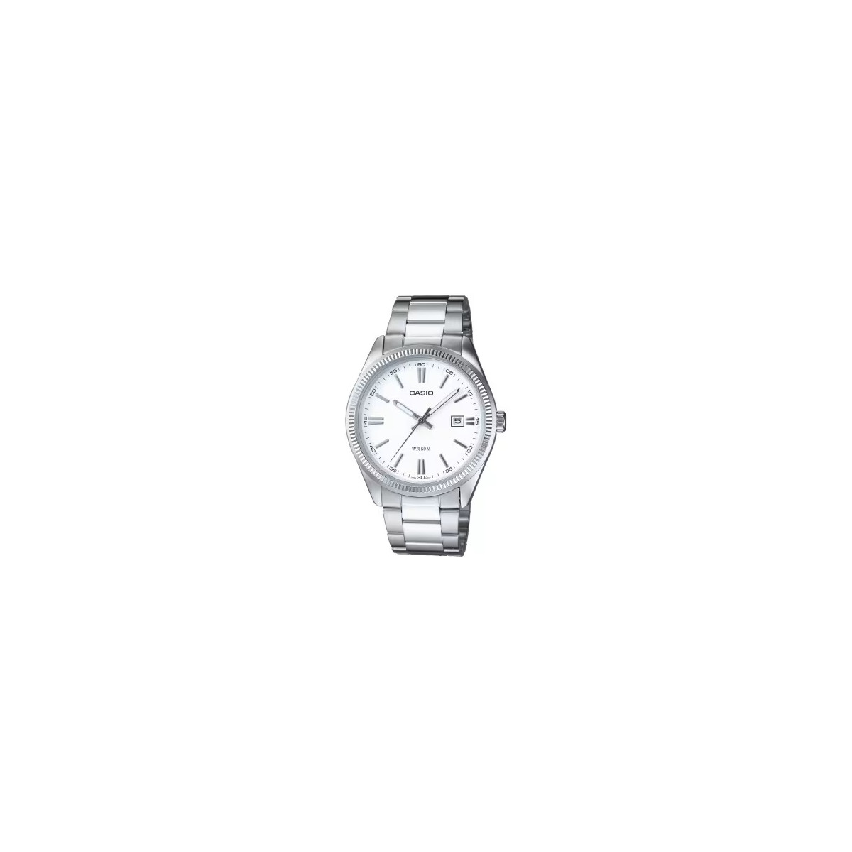 Reloj Hombre Casio MTP-1302PD-7A1VE Ionizado Cuarzo Esfera Blanca 38 mm - 000360004