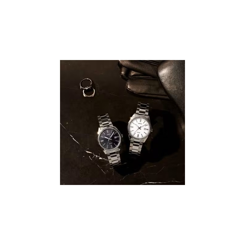 Reloj Hombre Casio MTP-1302PD-7A1VE Ionizado Cuarzo Esfera Blanca 38 mm - 000360004