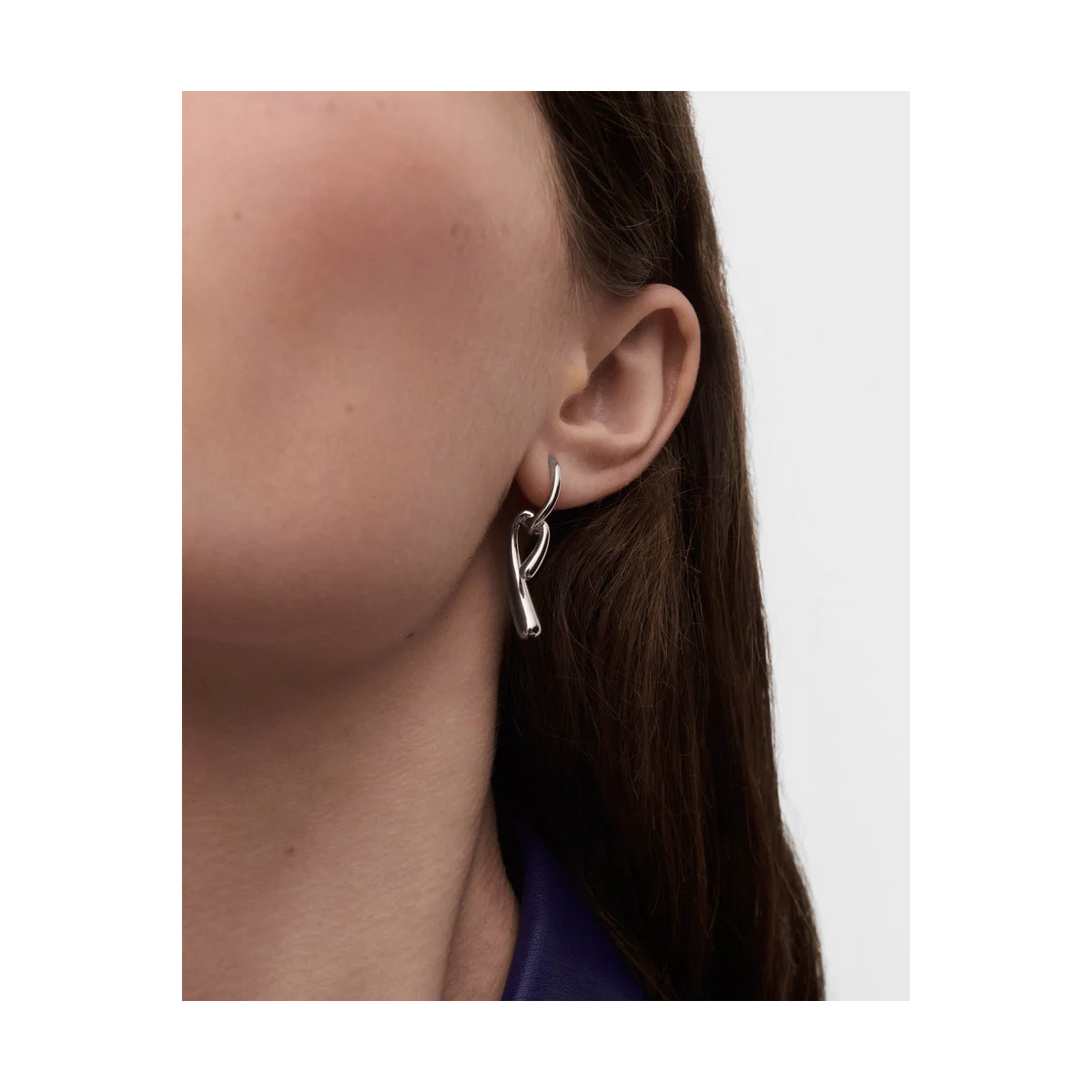 Pendientes Mujer Pdpaola AR02-D27-U Plata Aros Nudo 2,5 x 22 mm - 000430105