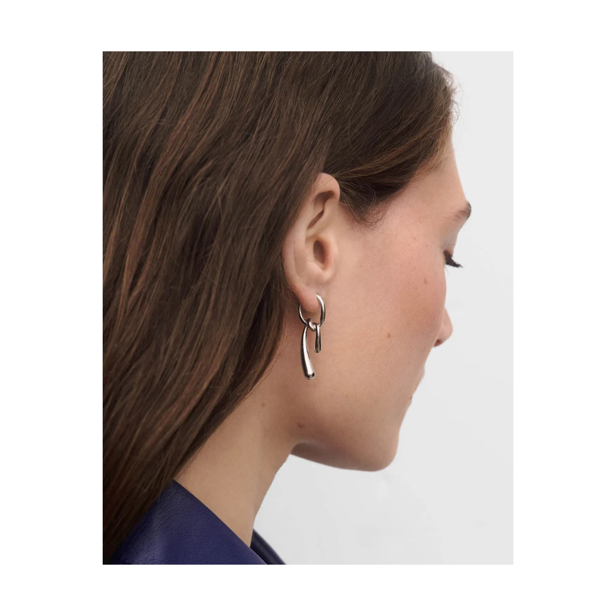 Pendientes Mujer Pdpaola AR02-D27-U Plata Aros Nudo 2,5 x 22 mm - 000430105