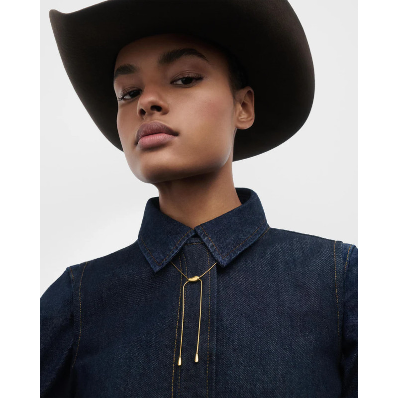 Collar Mujer Pdpaola CO01-B23-U Plata Dorada Ajustable - 000430103