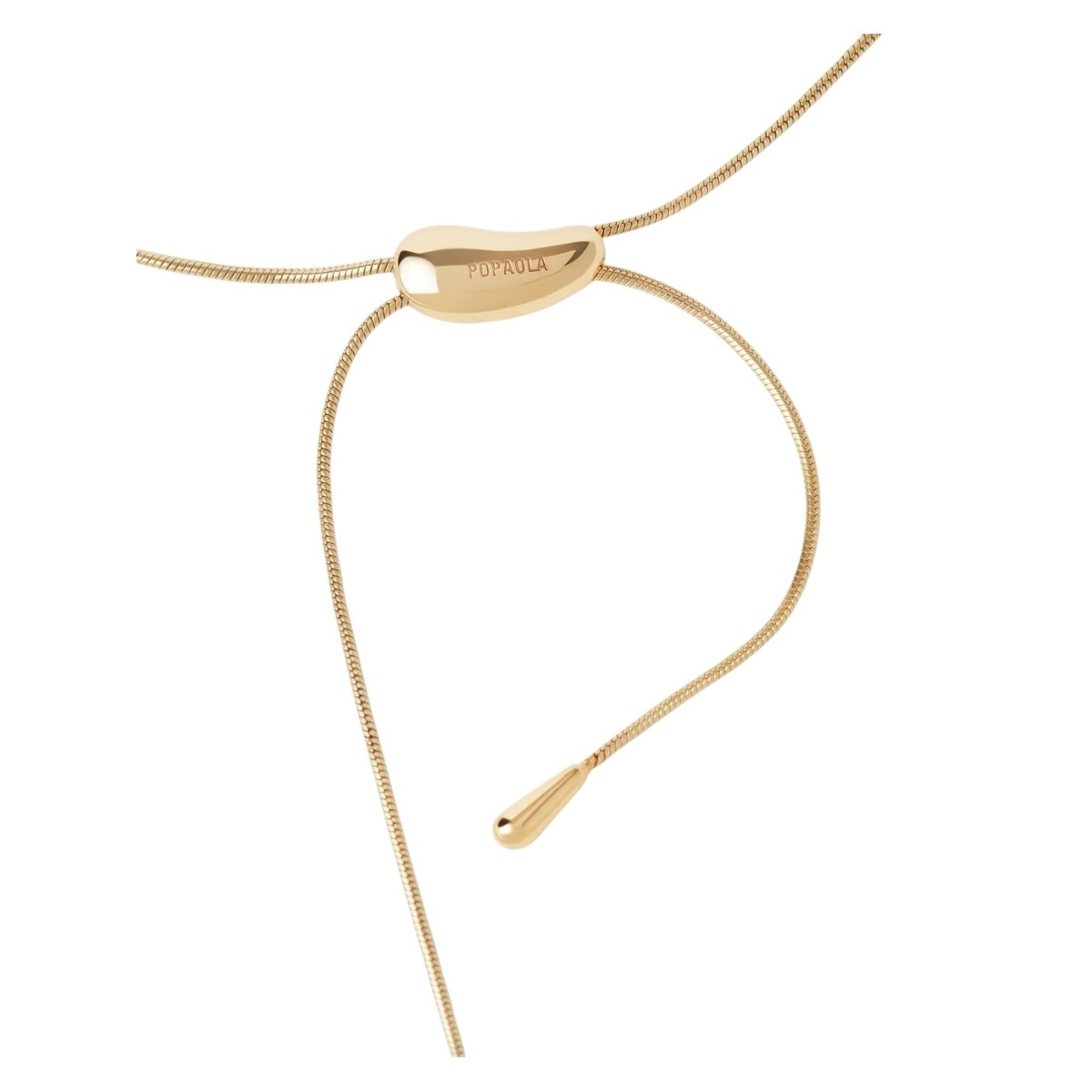 Collar Mujer Pdpaola CO01-B23-U Plata Dorada Ajustable - 000430103