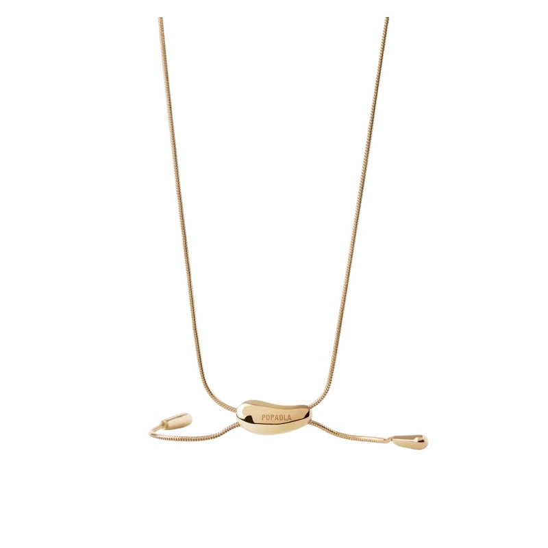 Collar Mujer Pdpaola CO01-B23-U Plata Dorada Ajustable - 000430103