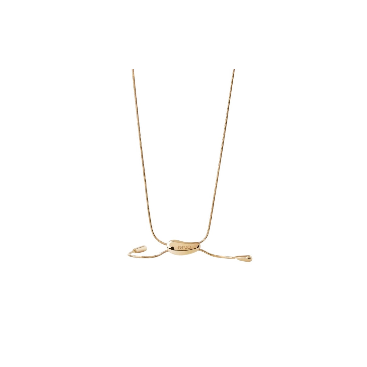 Collar Mujer Pdpaola CO01-B23-U Plata Dorada Ajustable - 000430103