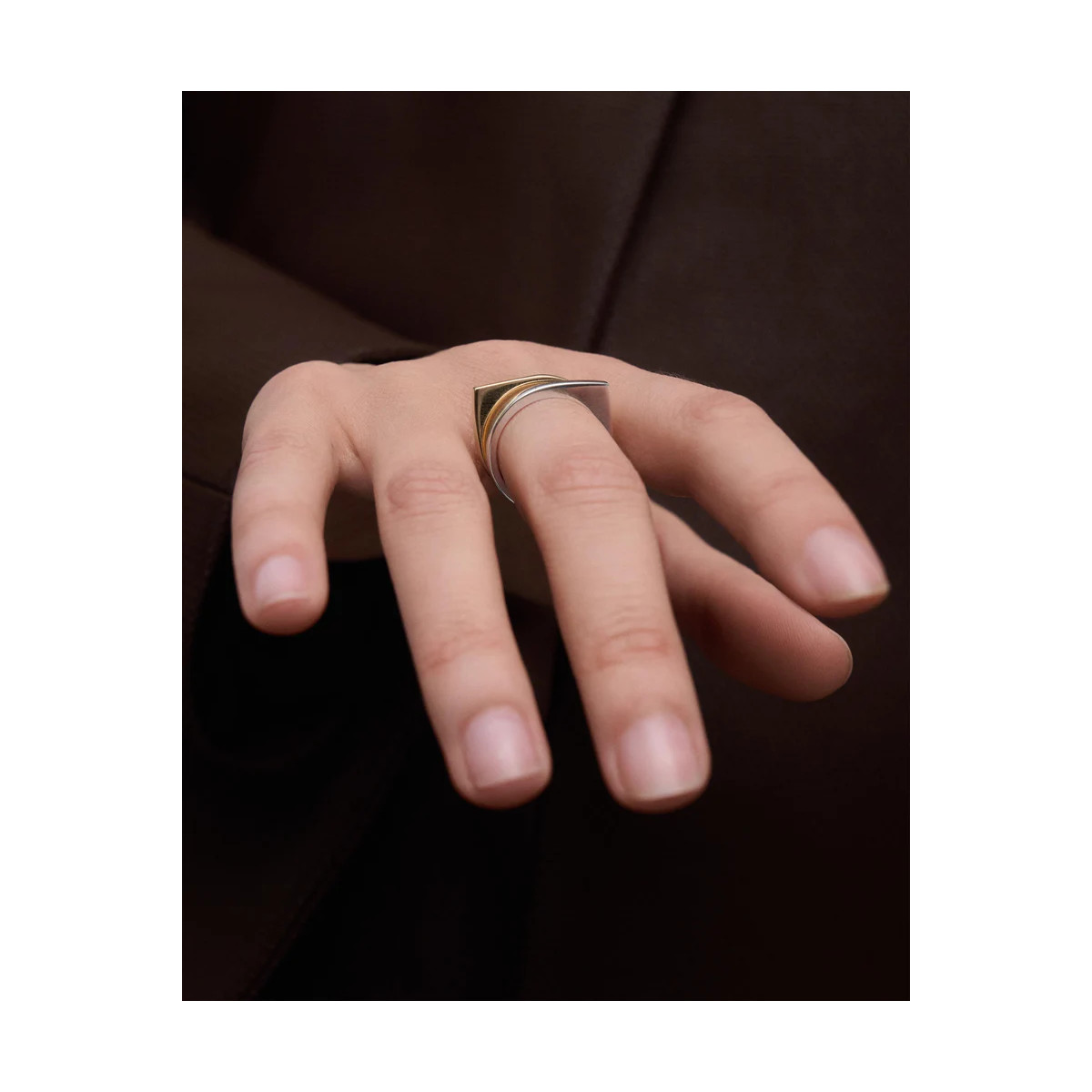 Anillo Mujer Pdpaola AN02-E91-12 Plata Asimétrico 12 - 000430107