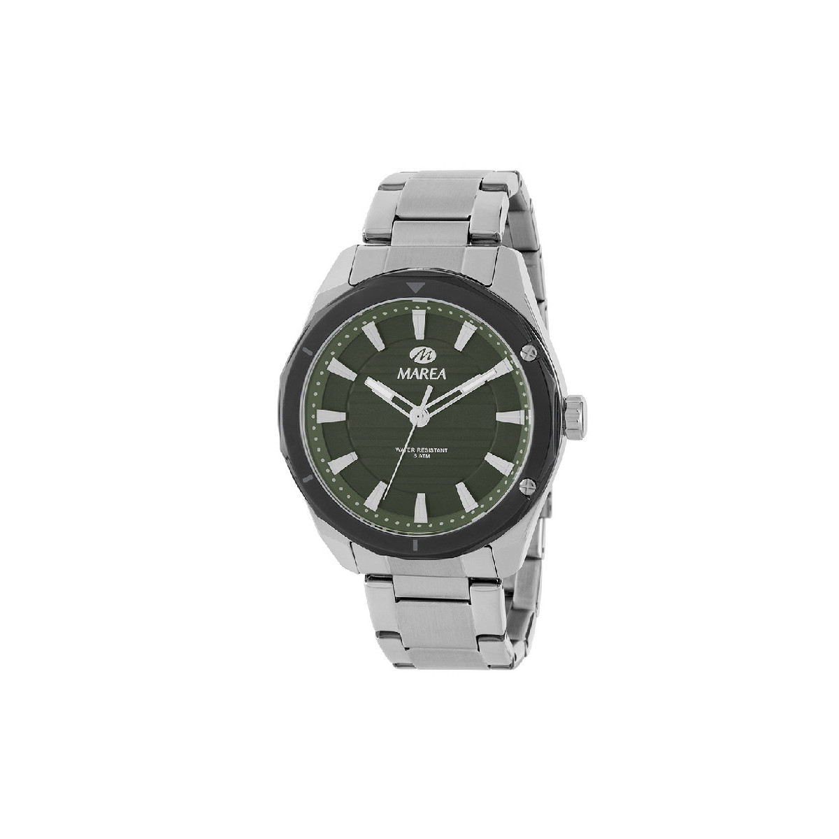 Reloj Hombre Marea Metal Cuarzo Esfera Verde 42 mm - B54298/2