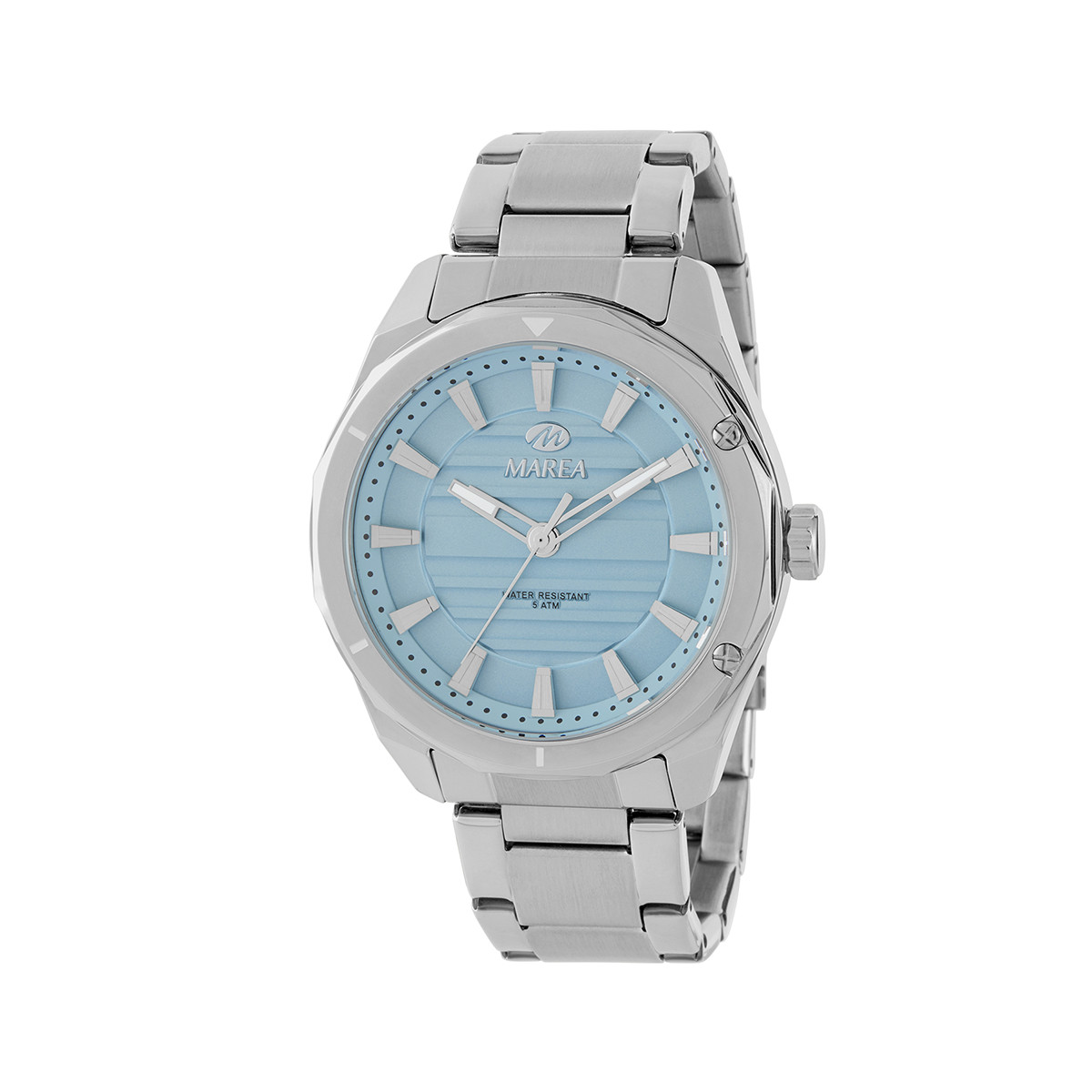 Reloj Hombre Marea B54298/1 Cuarzo Metal Esfera Azul Celeste 42 mm - B54298/1