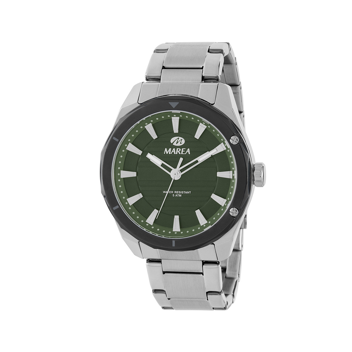 Reloj Hombre Marea Metal Cuarzo Esfera Verde 42 mm - B54298/2