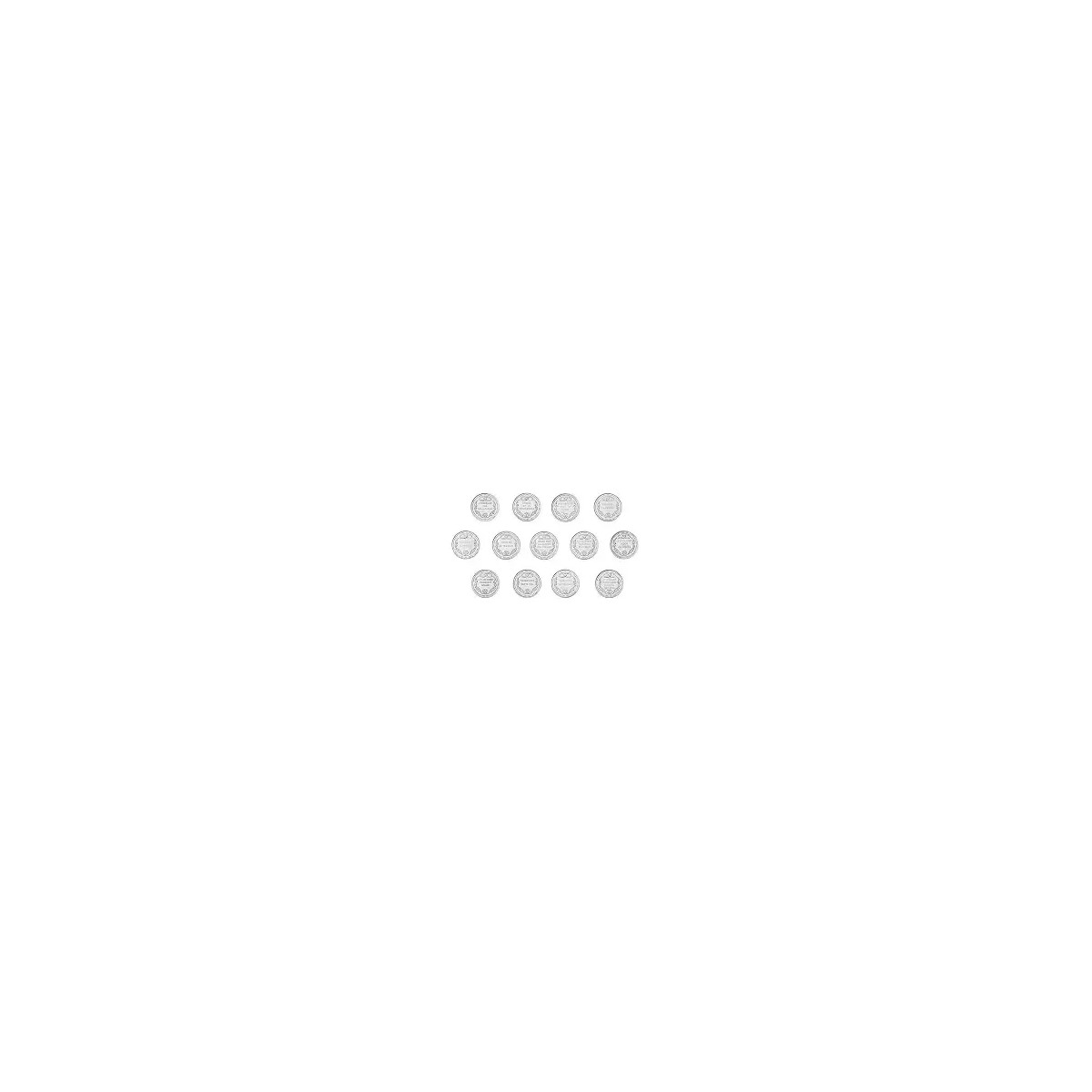 Arras de Boda Plata Maciza 13 Monedas Pasajes Biblicos 18 mm - 000022959