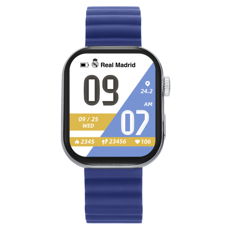 Reloj Real Madrid Unisex Smart Watch Caucho Azul 38,40 - RM2007-80