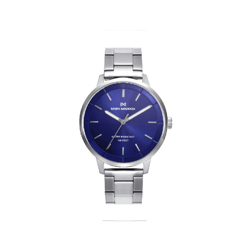 Reloj Hombre Mark Maddox Cuarzo Acero Esfera Azul 41 mm - HM1013-37