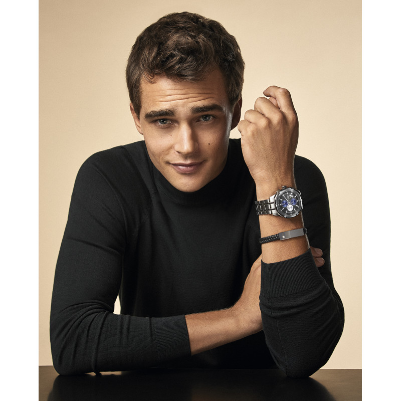 Pulsera Hombre Viceroy Fashion 6484P01010 Cuero Diamante Creado Personalizable - 000730225